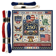 250Th Anniversary Polyester Stitching Set For Home Decoration