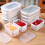 Microwave Lunch Box Set 1600ml 4-Piece 5