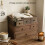 Handgemaakte houten organizer box opslagcontainer-Twee laden 3