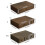 Handgemaakte houten organizer box opslagcontainer-Twee laden 4