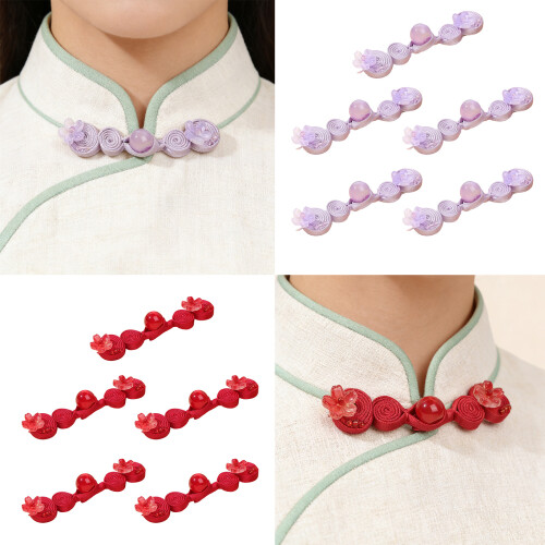 Satins Flower Knot Button Suitable For Various Craft-o green 2