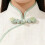 Satins Flower Knot Button Suitable For Various Craft-o green 5