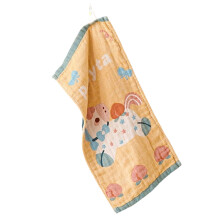 Cartoon Horse Pattern Baby Face Towel Soft Absorbing Drool-B