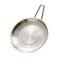 Practical Stainless Steel Handled Platter Serving-Silver middle