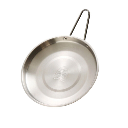 Practical Stainless Steel Handled Platter Serving-Silver middle