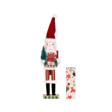 Casse-noix de compte à rebours de noël en bois, 38CM, élégant,