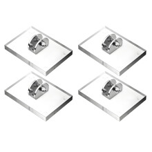 Mehrzweck-Vitrinenständer aus Acryl, 4er-Pack,