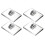 4 Teile/los Anpassbare Acryl-Karten-Displayrahmen, 1