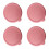 Couvercle de pot en Silicone polyvalent, ensemble de 4-rose 1