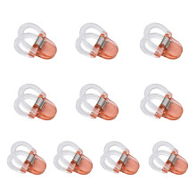 10Pcs Acrylic Pants Length Adjuster Clip Invisible Trouser-red