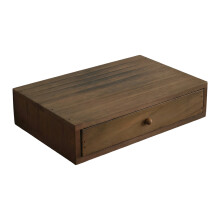Boîte de bureau en bois pour salon ou espace d'étude,-un tiroir