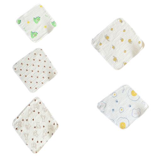Serviette en gaze de coton robuste, douce pour le visage et-5