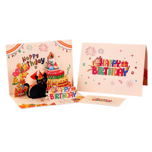 Heartwarming Birthday Greeting Card With Blowable Candle And