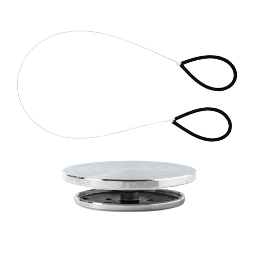Aluminum Alloy Pottery Turntable Multipurpose Clay-15cm