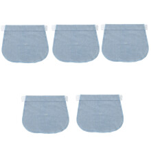 Extension de ceinture de grossesse, tissu extensible-bleu clair