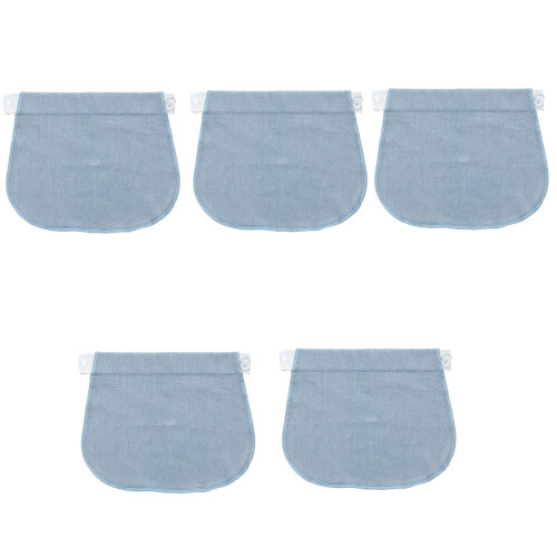 Extension de ceinture de grossesse, tissu extensible-bleu clair