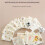 Serviette en gaze de coton robuste, douce pour le visage et-5 7