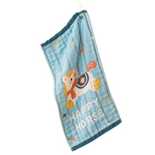 Serviette de visage à motif de cheval de dessin animé pour-F