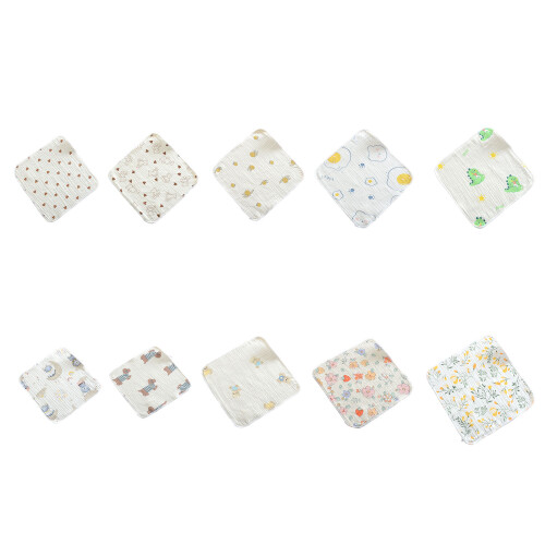 Serviettes en gaze de coton polyvalentes, conceptions-10 1