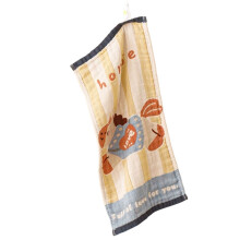 Serviette en gaze de coton à motif de cheval mignon, mouchoir-D