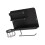 Space Saving Bed Storage Unit With Cup Holder And Remote-Black 1
