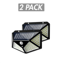 Solas Braiteoir Gluaiseachta Gréine LED Allamuigh Uiscedhíonach 100-LED