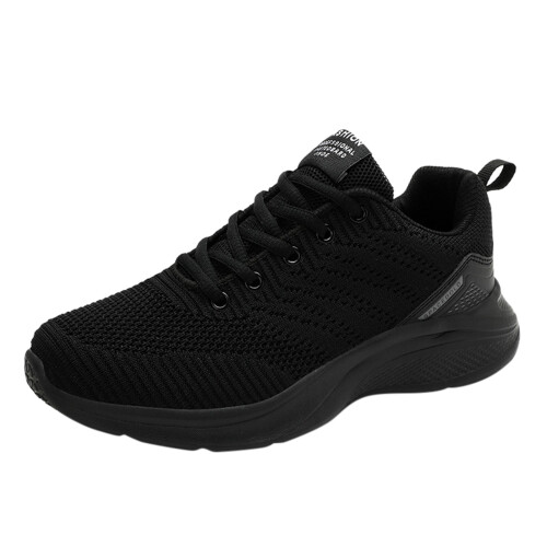 Schwarze Damen-Laufschuhe, Größe 7,5