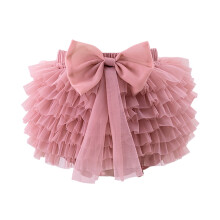 Pink Girls' Tutu Skirt 4-5 Years – Layered Tulle Petticoat