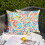 Conjunto de 2 capas de almofada para exterior com estampa paisley, impermeáveis, 45x45cm (18x18 polegadas). 5