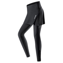 Dame Cykeltights med Silikonepude Sort