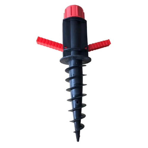 Strandparasol Sandanker Sort 37cm