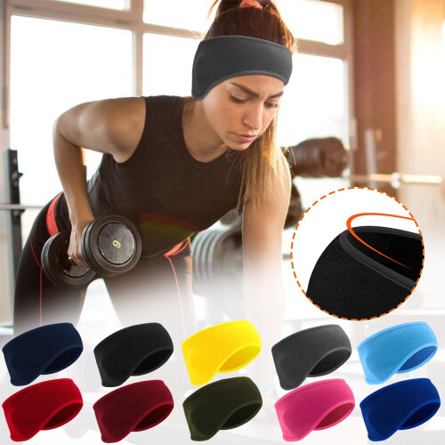 Fleece Ear Warmer Headband Unisex – Stretchy Winter 2