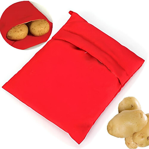 Microwave Potato Bag Red 2 Pack