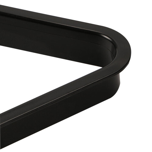 Plastic Triangle Billiard Ball Rack Black 1