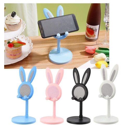 Bunny Phone Holder – Adjustable Desktop Stand 1