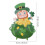 St. Patricks Day havepæl, plastik, 5 cm 2