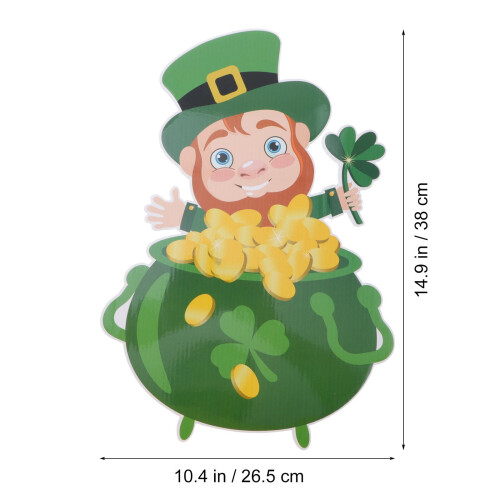St. Patricks Day havepæl, plastik, 5 cm 1