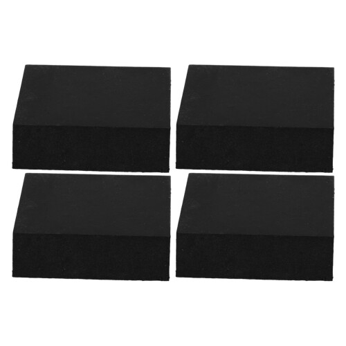Rubberen loopbandmat voor tapijt (4 stuks)
