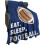 Fotballfleeceteppe 60 x 80 tommer marineblått 1