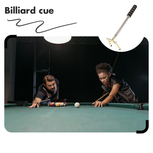 Metal billardkøbro til snooker og billard 2