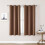 Tende termiche oscuranti 42x63 pollici, 2 pannelli con occhielli 1