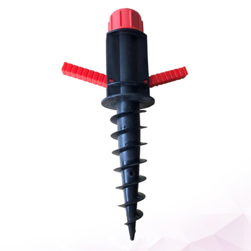Strandparasol Sandanker Sort 37cm 1