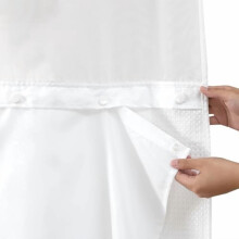 Snap-in dusjforheng 70x64in polyester