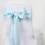 Stuhlschleifen aus Polyester, hellblau, 5er-Pack 1