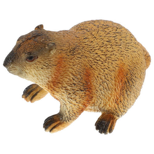 Realistisk plastfigur av murmeldjur 7,5 cm