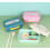 Harpi lunch box microwaveable plastic 3-compartment 3