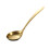Cuchara de acero inoxidable 304 chapada en oro 2
