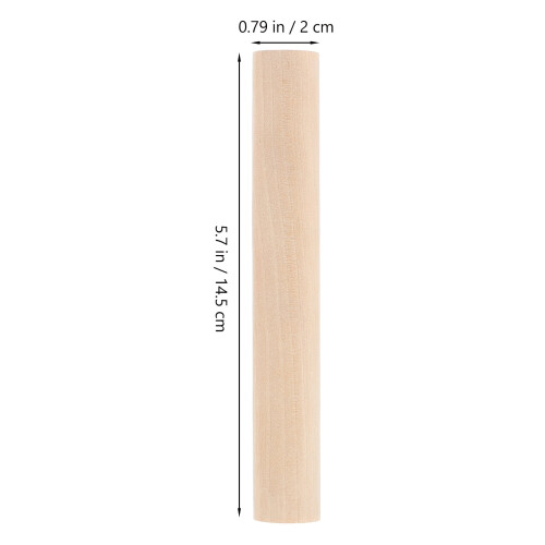 Ξύλινος Μίνι Πλάστης 14,5cm για Ψήσιμο και Πηλό 1