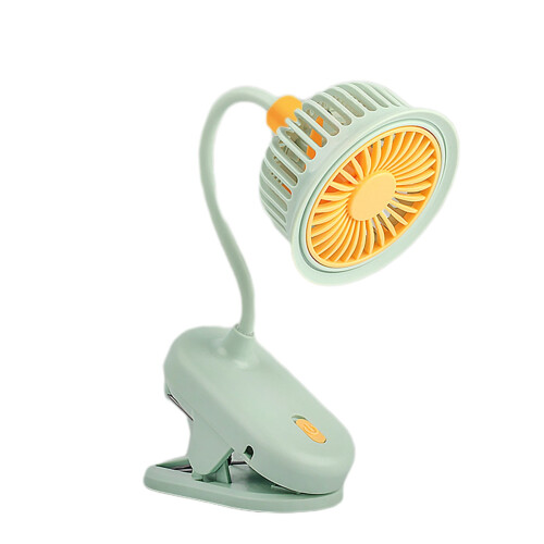 Bordventilator, USB-genopladelig, lille ventilator med klips 1