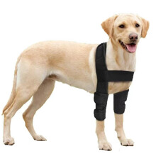 Ellenbogenprotektor für Hunde, Kniebandage mit reflektierenden Streifen zur Linderung von Kreuzbandverletzungen und Unterstützung bei Hüftdysplasie